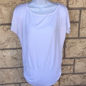 Dressis White Top flow loose tunic Size XL
